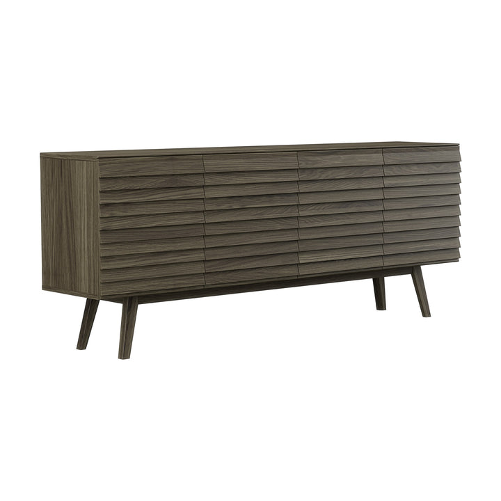 Casø 777 Skjenk, smoked, bredde: 200cm – detaljbilde