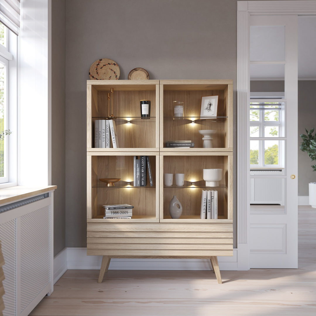 Casø 777 Highboard, hvitoljet – miljøbilde
