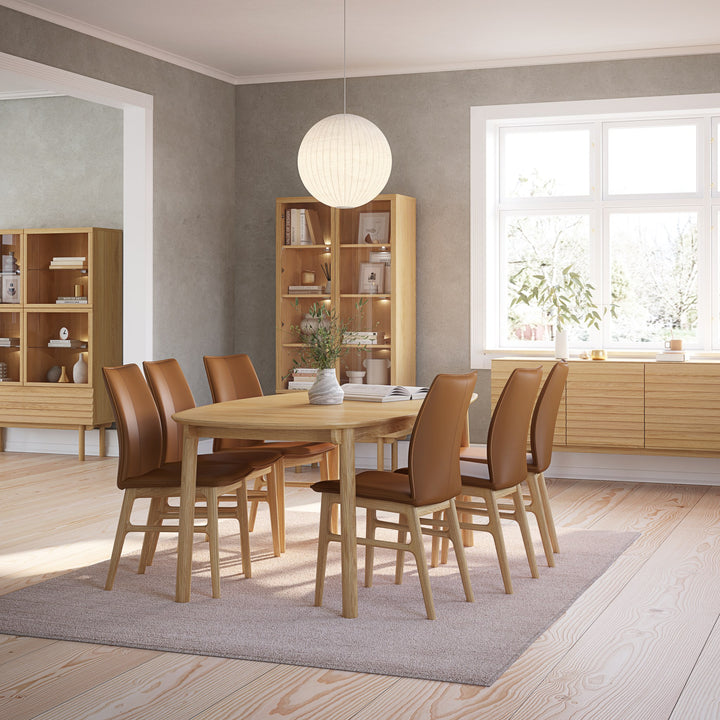Casø 777 Highboard, naturoljet – miljøbilde