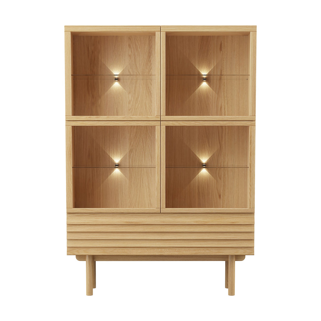 Casø 777 Highboard, naturoljet