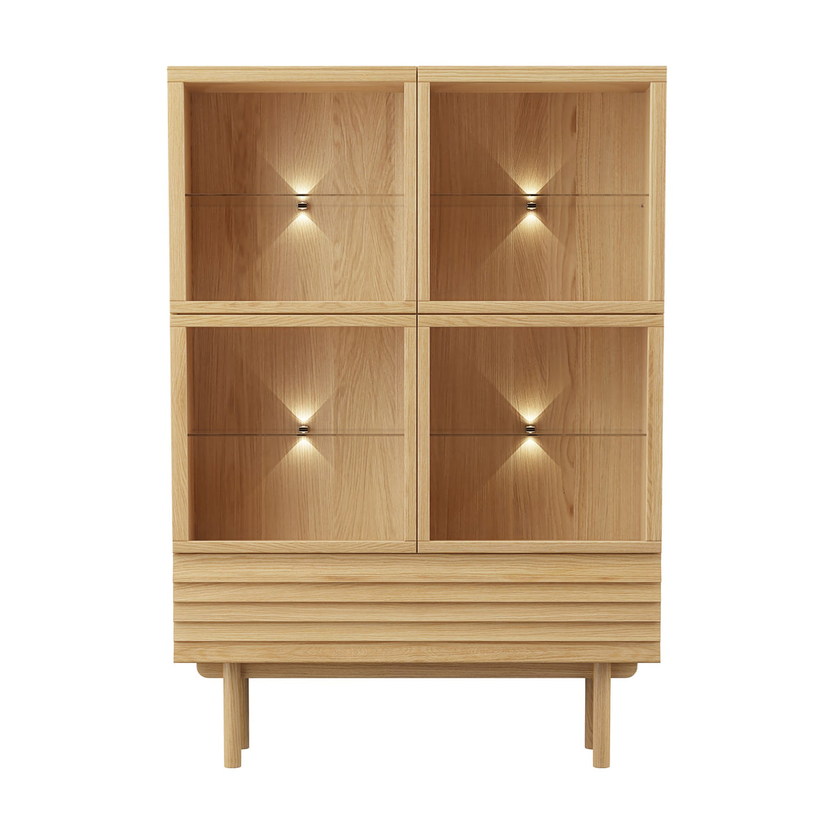 Casø 777 Highboard, naturoljet