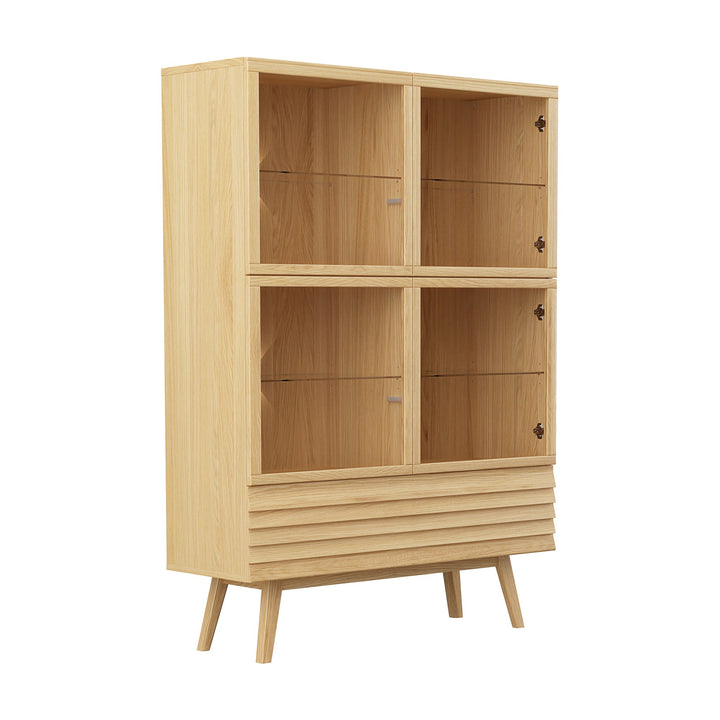 Casø 777 Highboard, naturoljet – detaljbilde