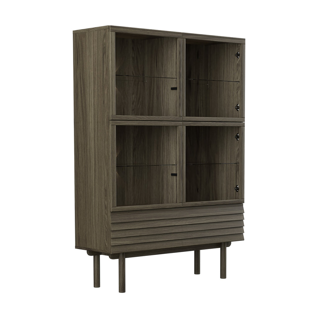 Casø 777 Highboard, smoked – detaljbilde