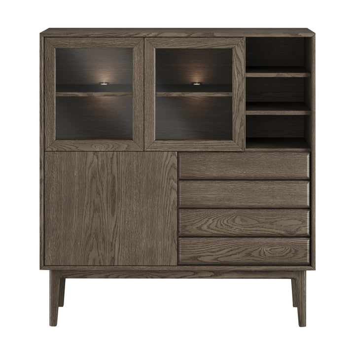 Casø Nord Broholm Solid Highboard, smoked