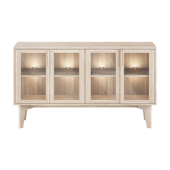 Casø 550 Skjenk, hvitoljet, bredde: 142cm