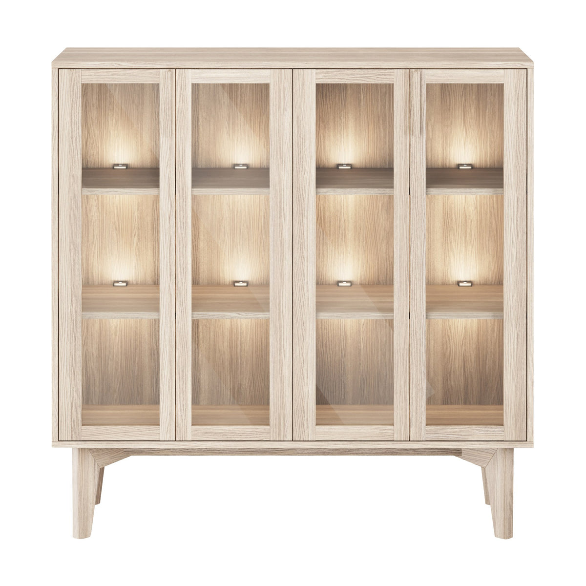 Casø 550 Highboard, hvitoljet