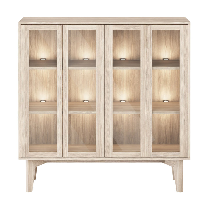 Casø 550 Highboard, hvitoljet