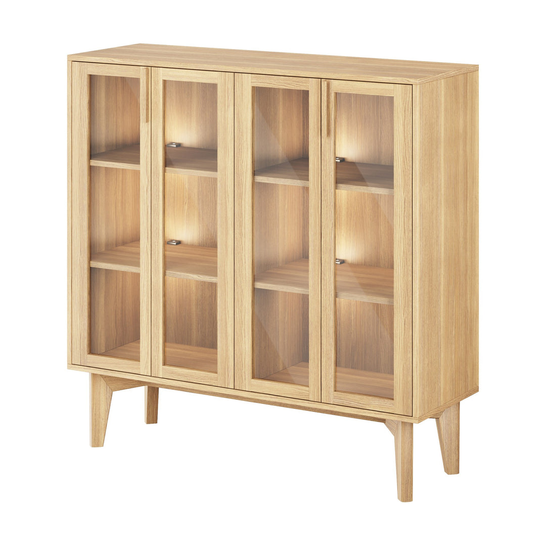 Casø 550 Highboard, naturoljet – detaljbilde