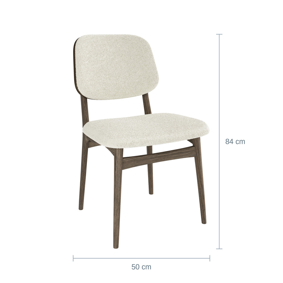 Casø Carl Spisestol, Smoked, Lyst Stoff — CØ18202158142