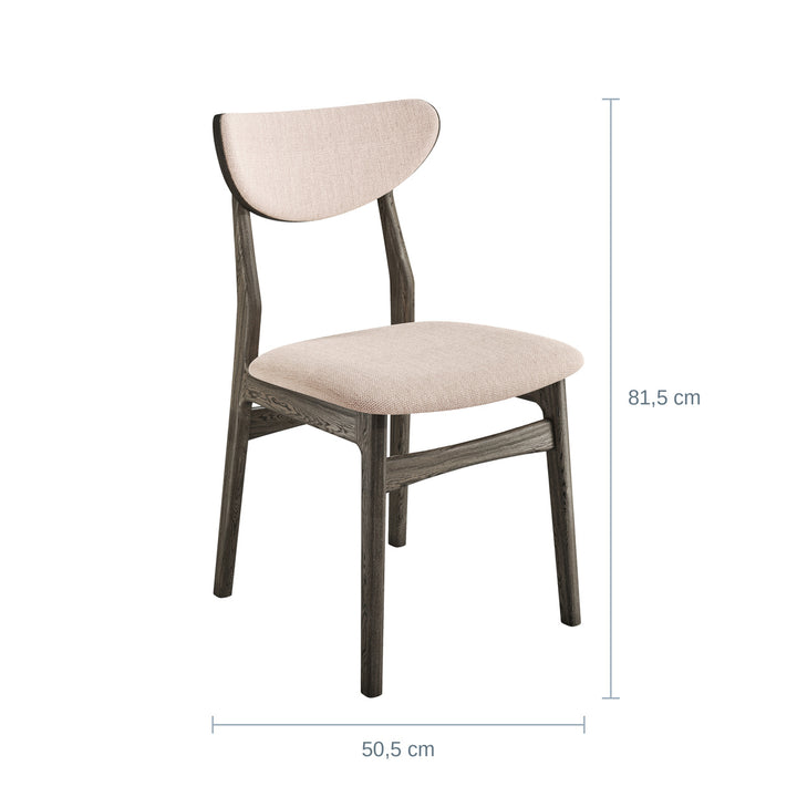 Casø Johan Spisestol, Smoked, Diosa beige — CØ18203380240