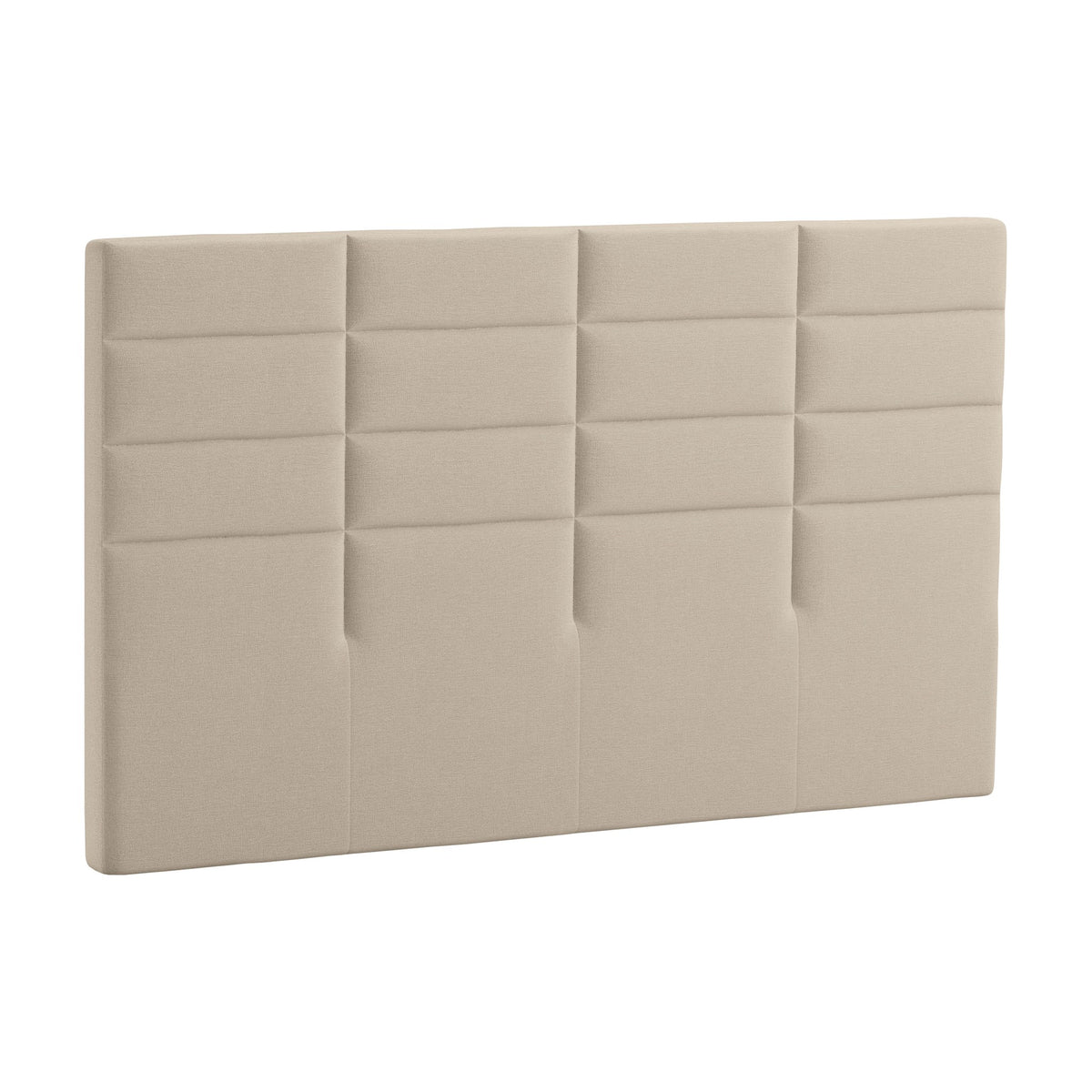 Svane Paris sengegavl i beige med rutestoppet panel