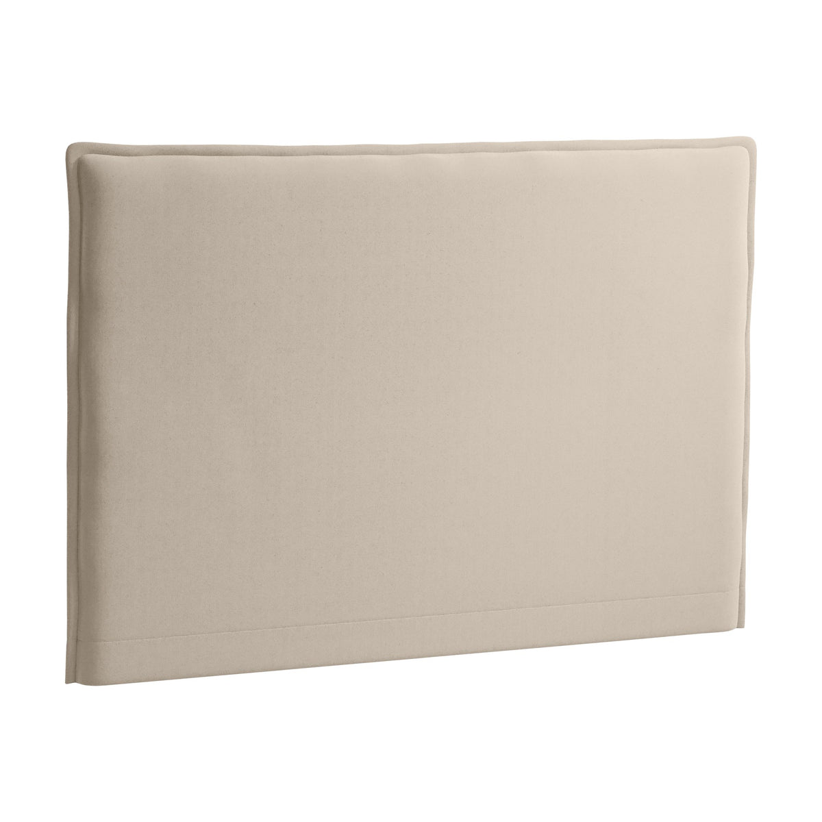 Svane Oslo sengegavl i moment beige med glatt panel og kantbånd