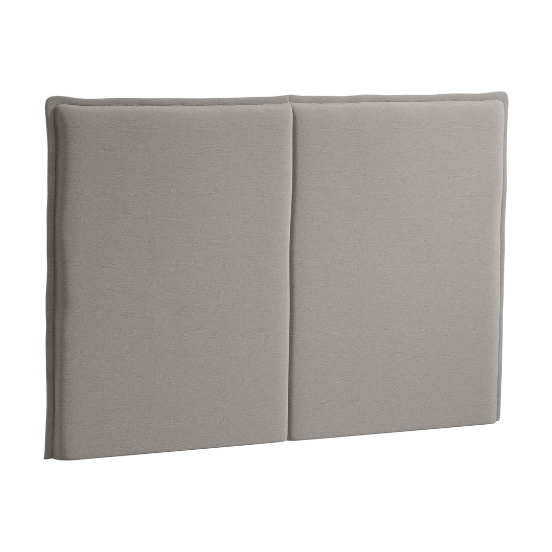 Svane Madrid sengegavl i ice grey med todelt panel