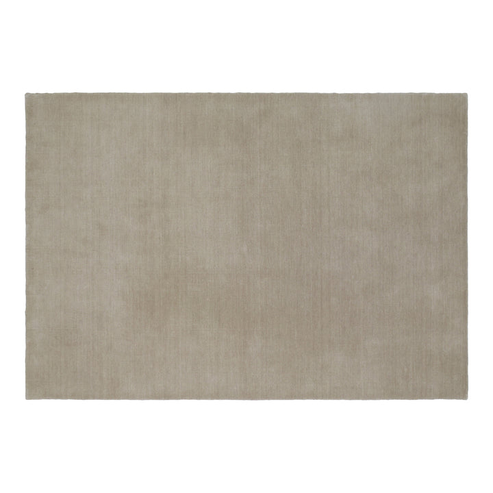 Inhouse Savoy teppe i lys beige, flatvevd ull med vevd bakside