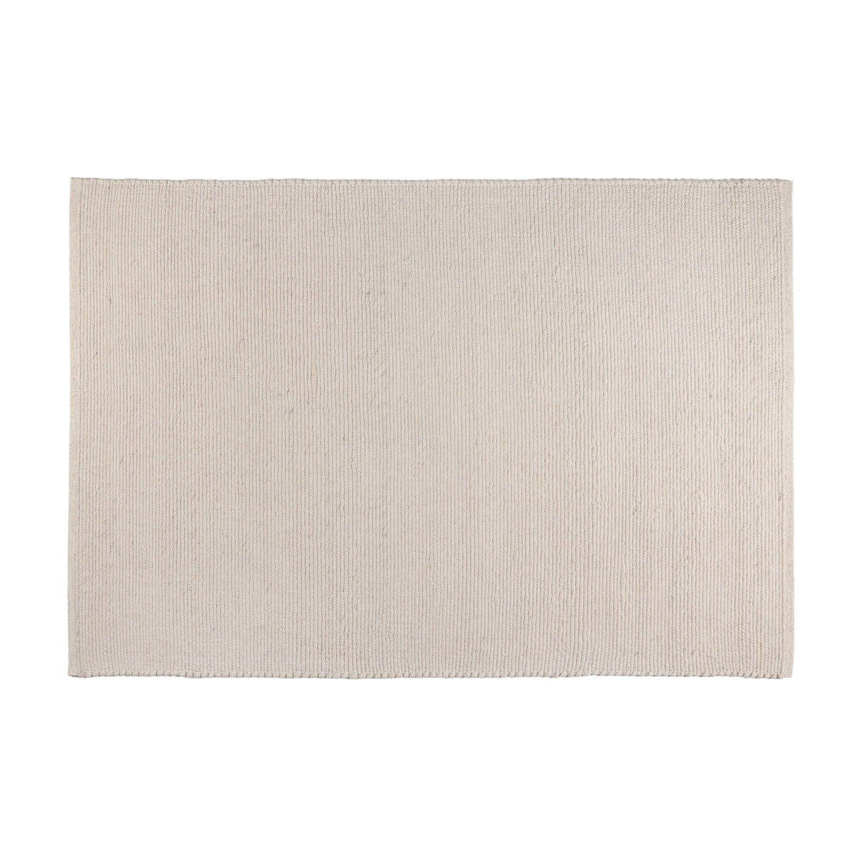 InHouse Ordu teppe i beige, flatvevd med fine ribber