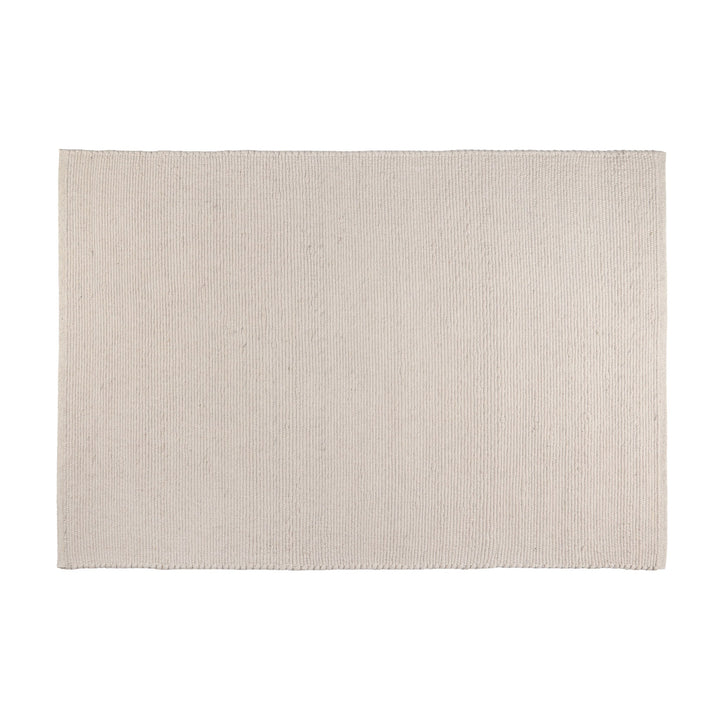 InHouse Ordu teppe i beige, flatvevd med fine ribber