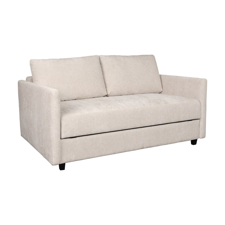 Hovden Smarty sovesofa 2-seter i beige chenille med to ryggputer