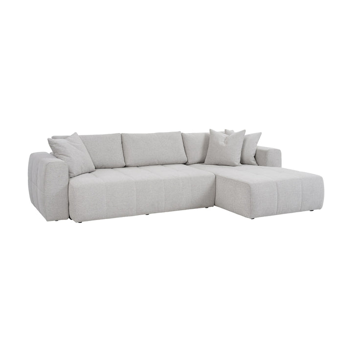 Hovden Fantasy sovesofa i beige rutevattert stoff