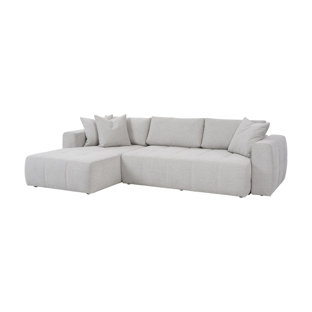 Hovden Fantasy sovesofa i beige rutevattert stoff
