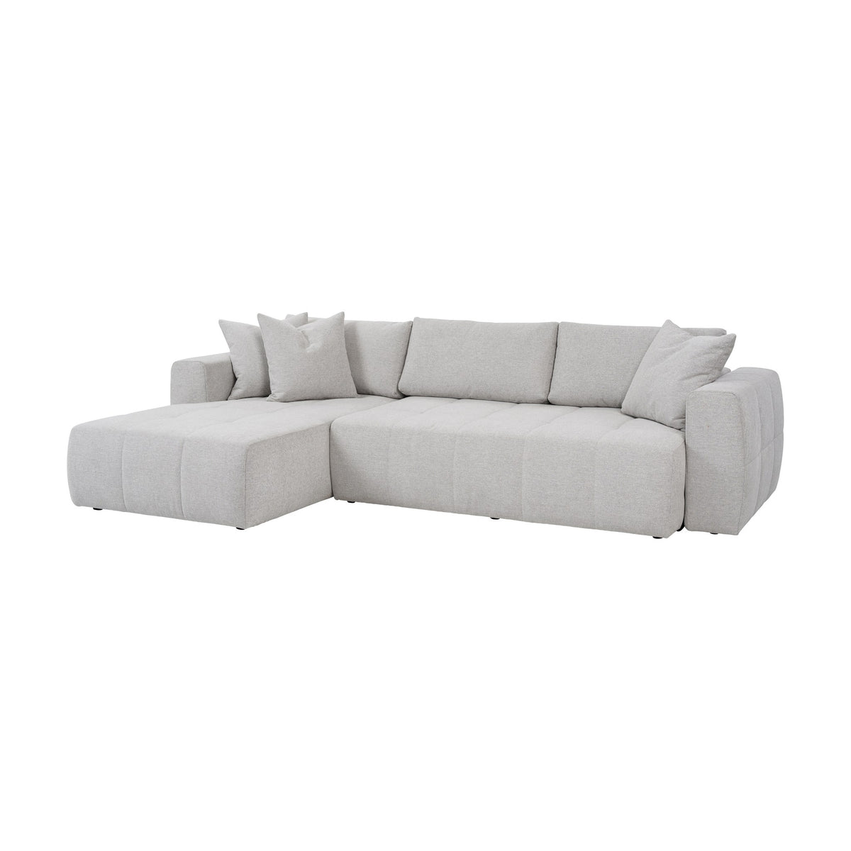 Hovden Fantasy sovesofa i beige rutevattert stoff