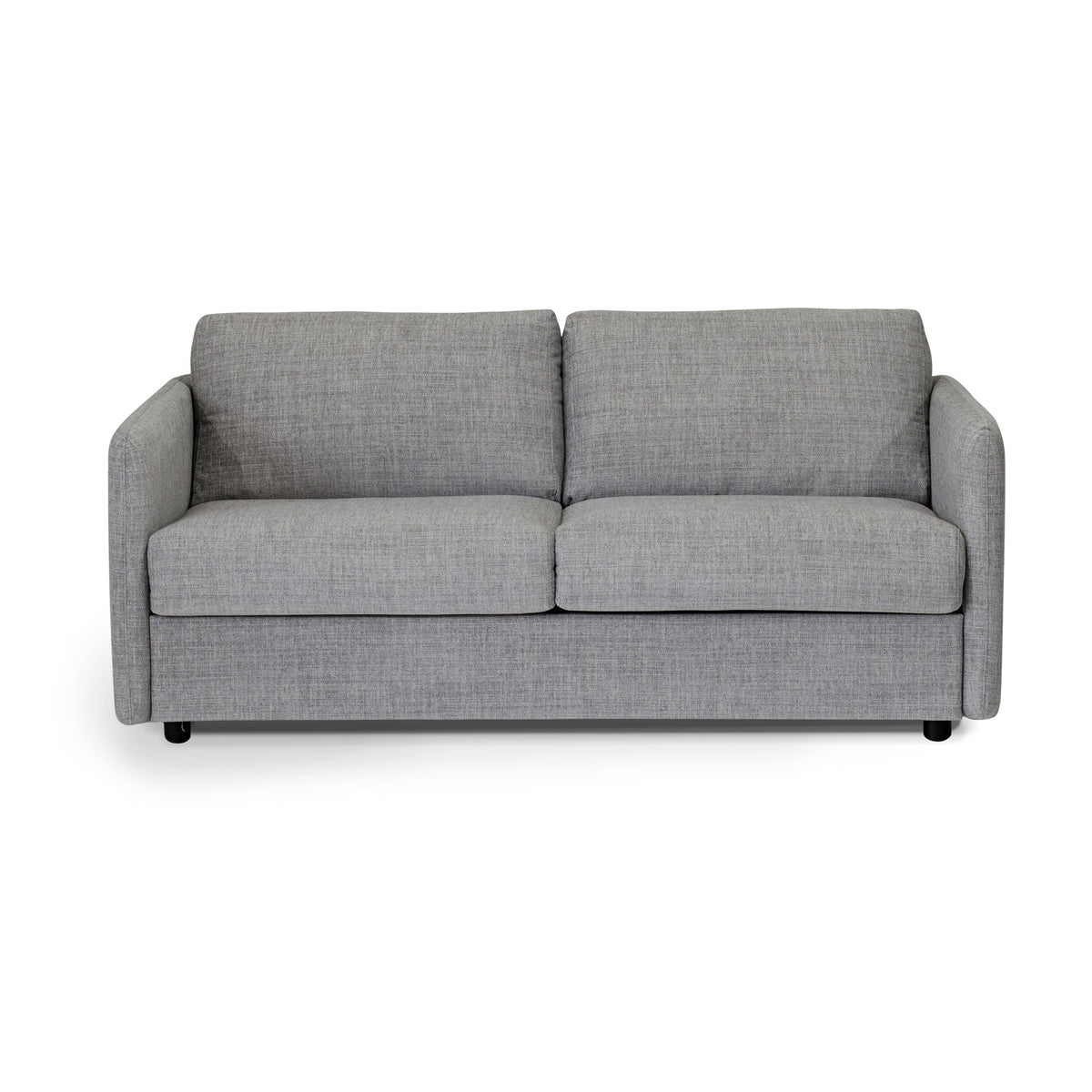 Hovden Scandic mySOFABED sovesofa i lys grå velur med sjeselong