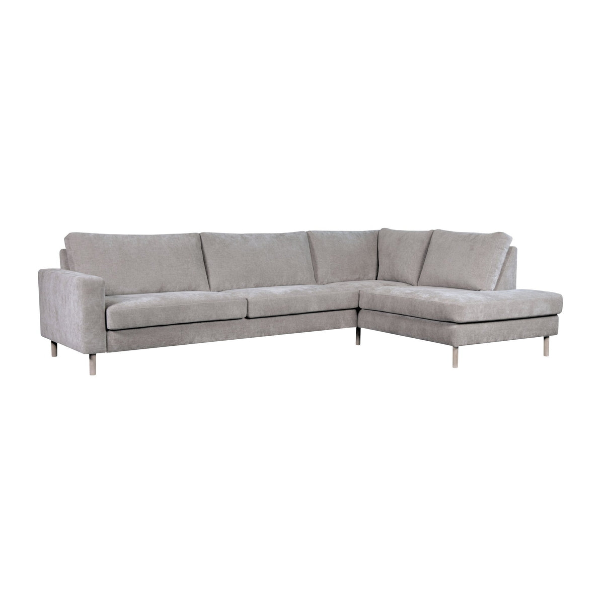 Hovden Bergamo stol i dark beige med treben