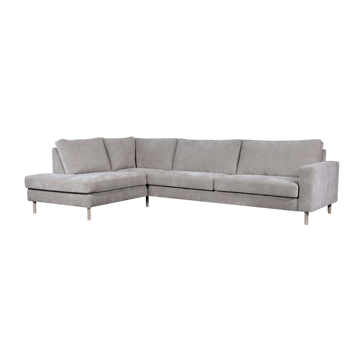 Hovden Bergamo stol i dark beige med treben