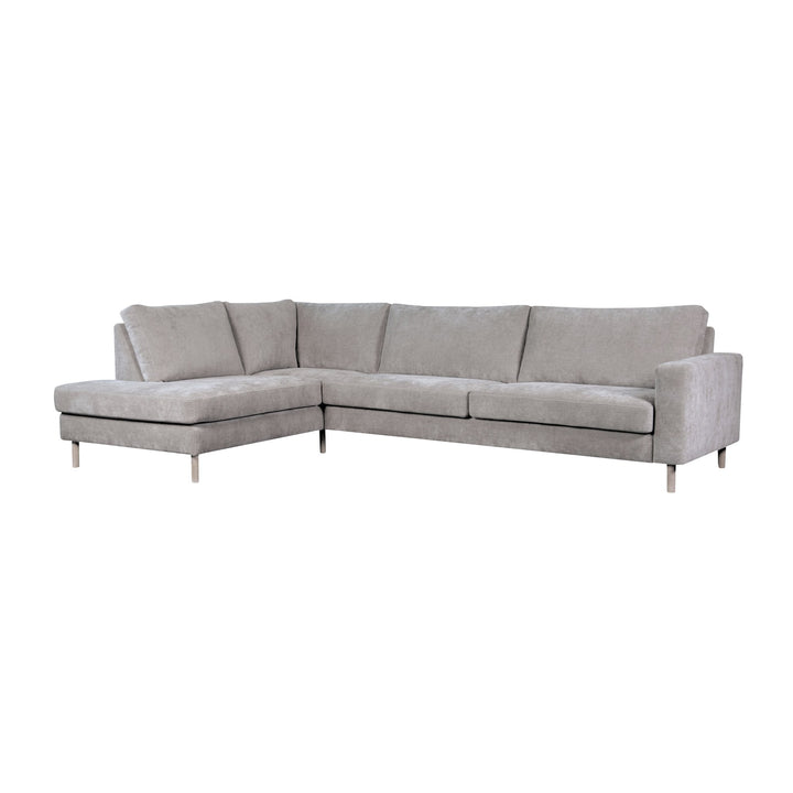Hovden Bergamo stol i dark beige med treben