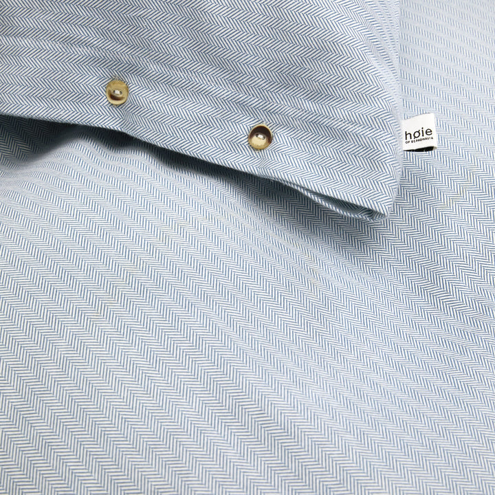 Høie Balder Sengetøy, blå, 140x200cm – detaljbilde