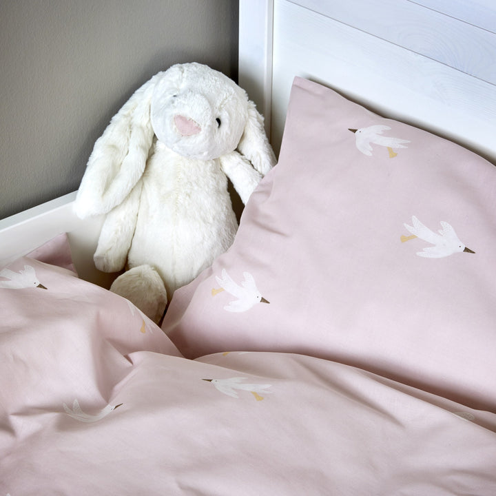 Høie Fina Sengetøy, rosa – detaljbilde