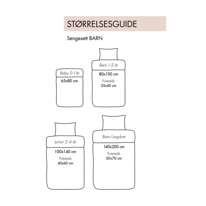 Høie Fina Sengetøy, rosa – detaljbilde