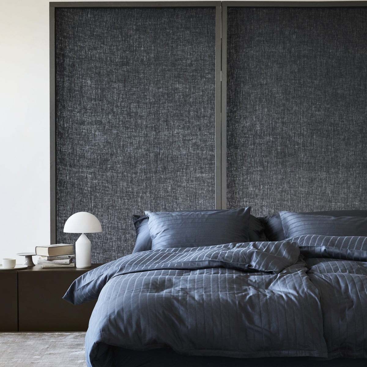 Høie Milano Sengetøy, blå, 140x200cm – detaljbilde