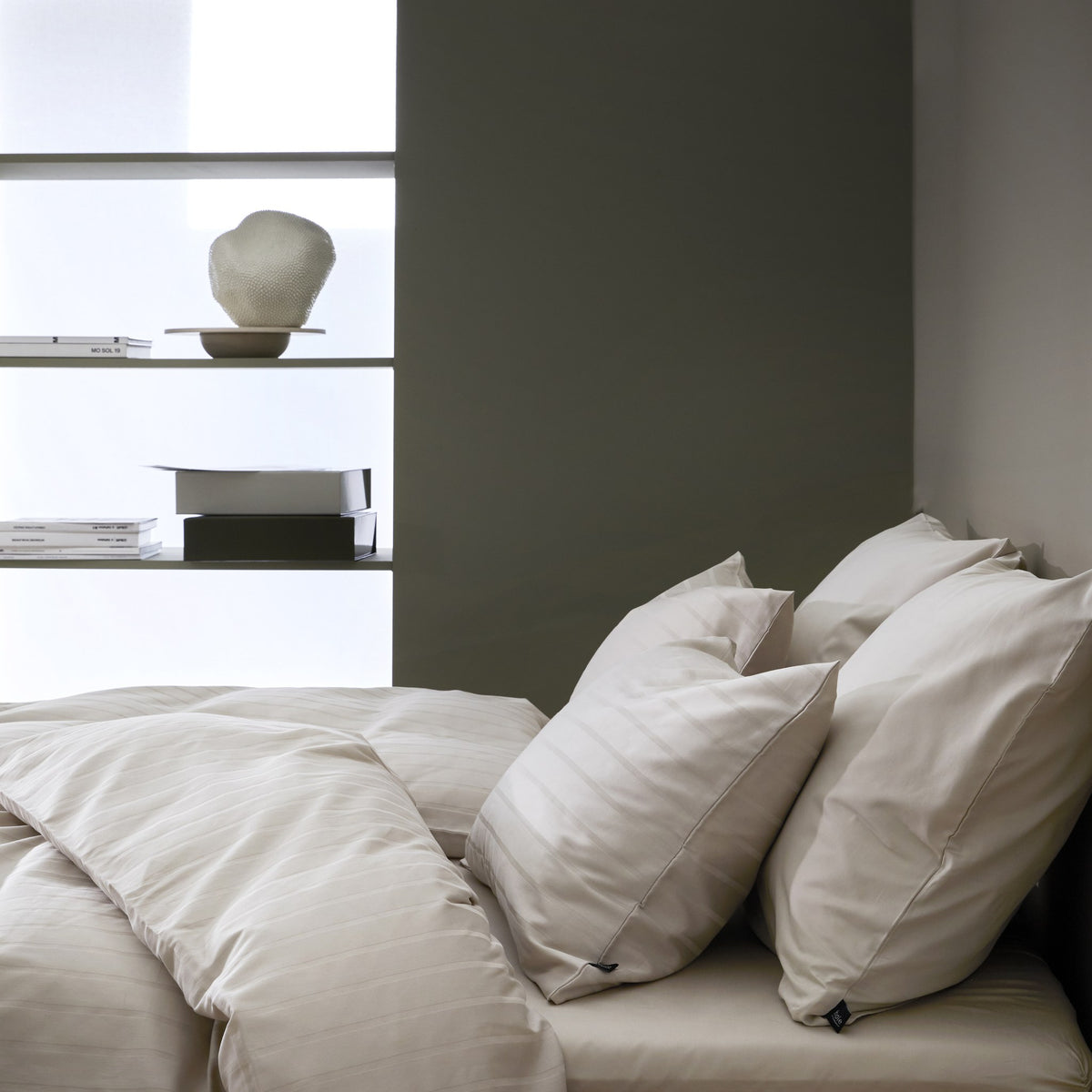 Høie Milano Sengetøy, beige, 140x220cm – miljøbilde