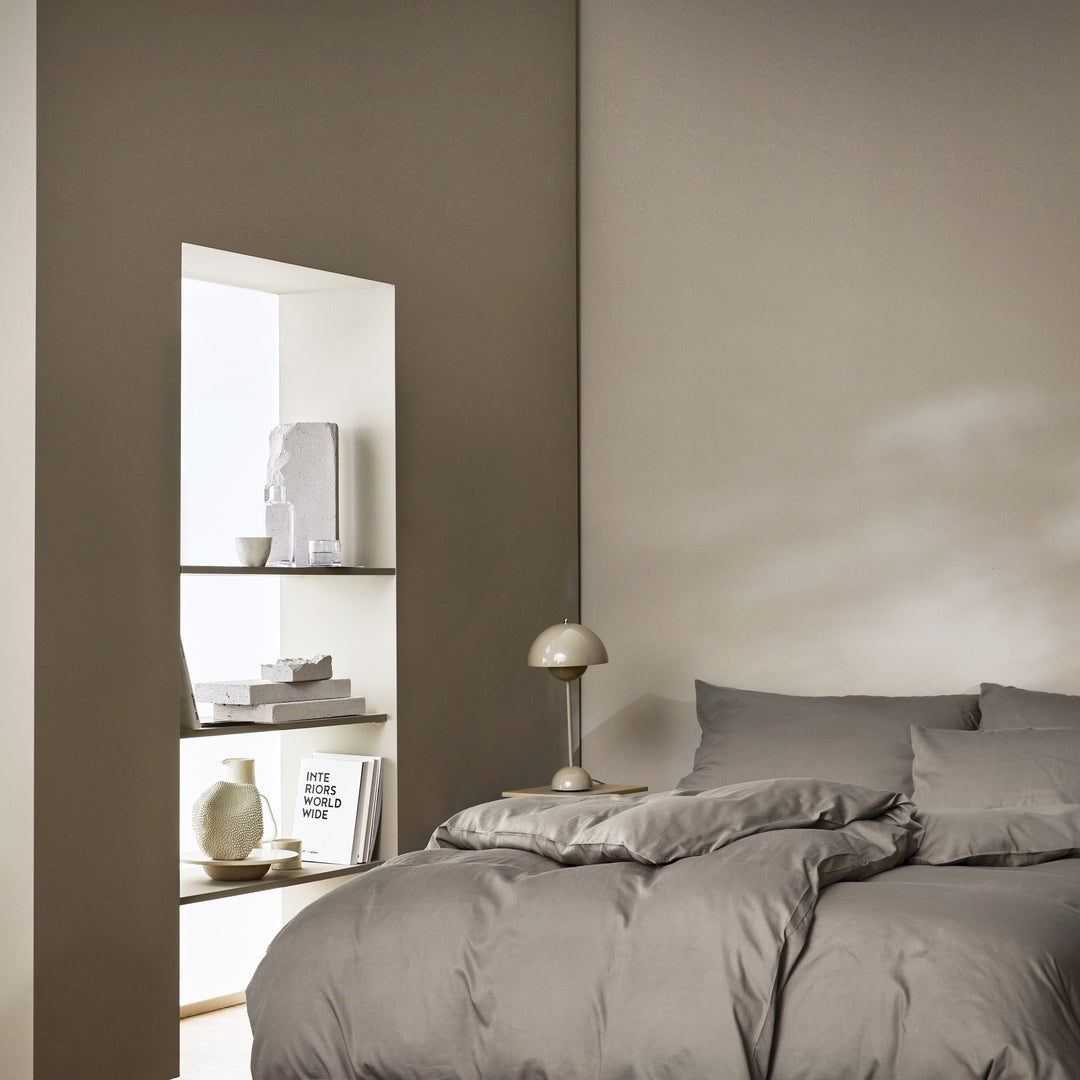 Høie Harmoni Sengetøy, beige, 140x200cm – detaljbilde