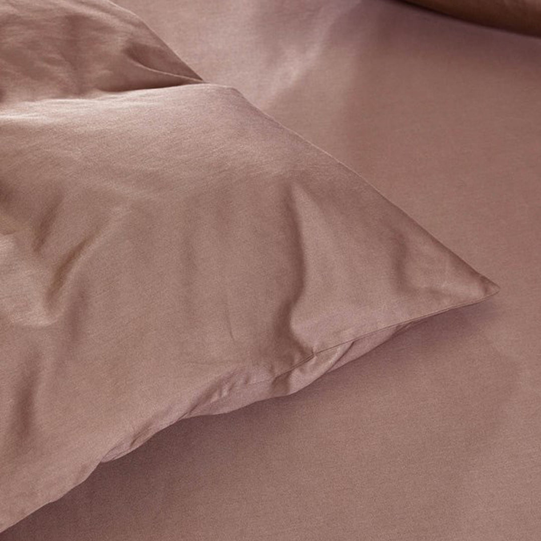 Høie Harmoni Sengetøy, varm rosa, 140x200cm – detaljbilde