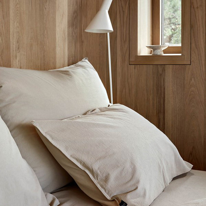 Høie Frøya Putetrekk, beige – detaljbilde