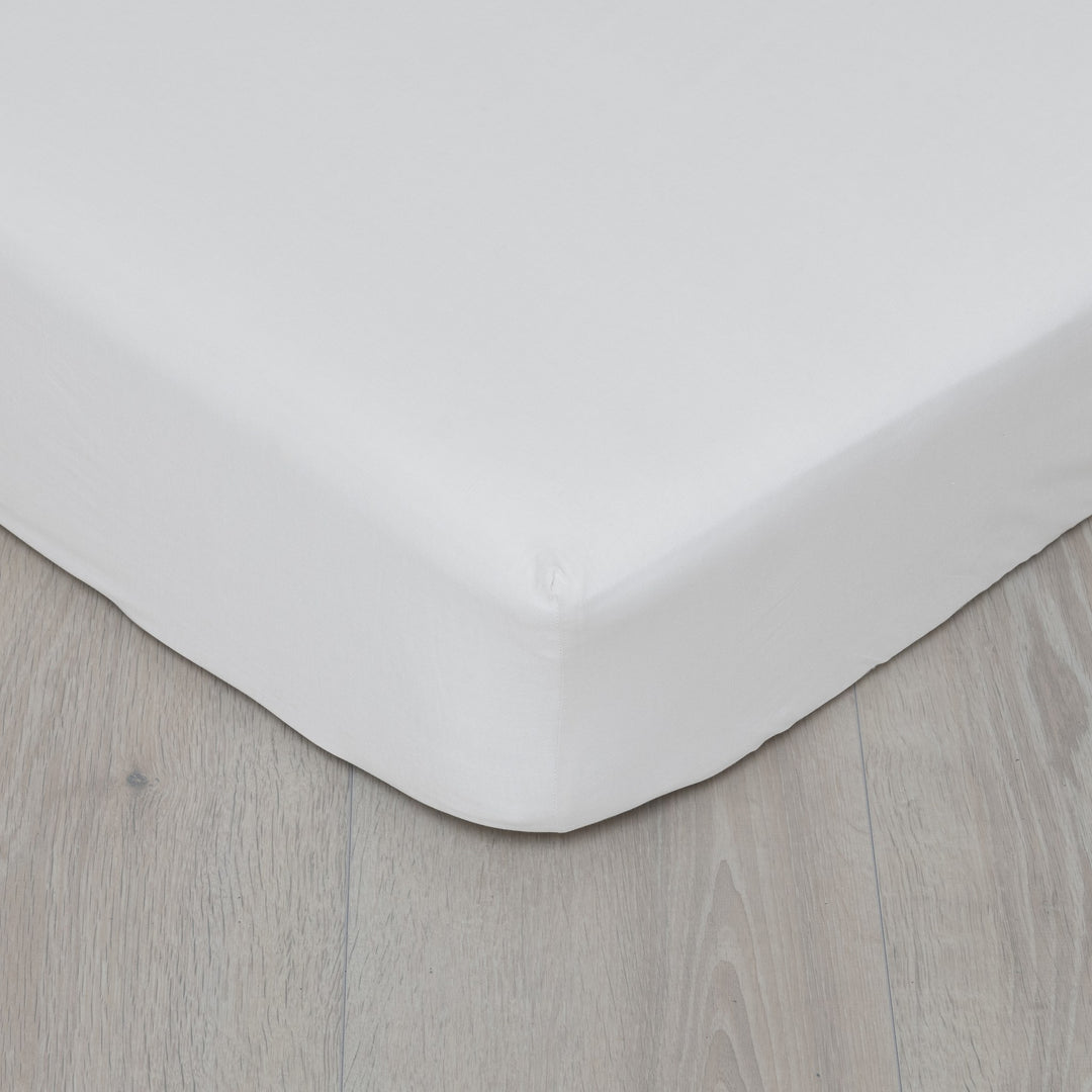 Høie Formsydd Laken Bomull, 90x200/25cm – detaljbilde