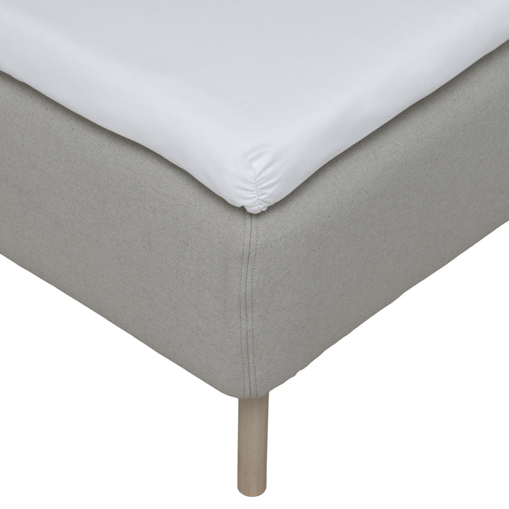 Høie Konvoluttlaken Sateng, hvit, 180x200/30cm – detaljbilde
