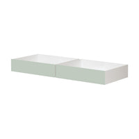 Hvit med Light Green