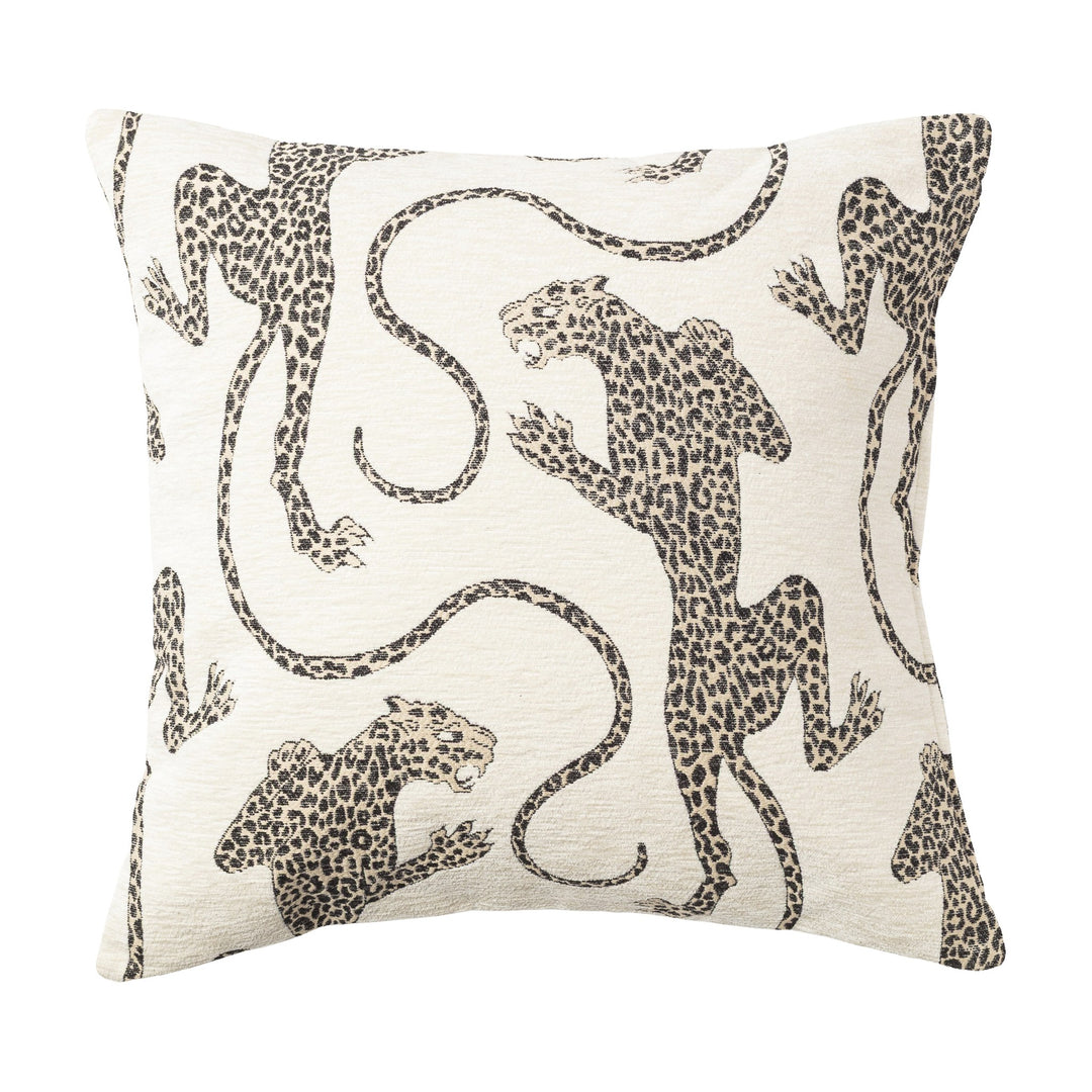 Patsy putetrekk i creme med sorte leoparder