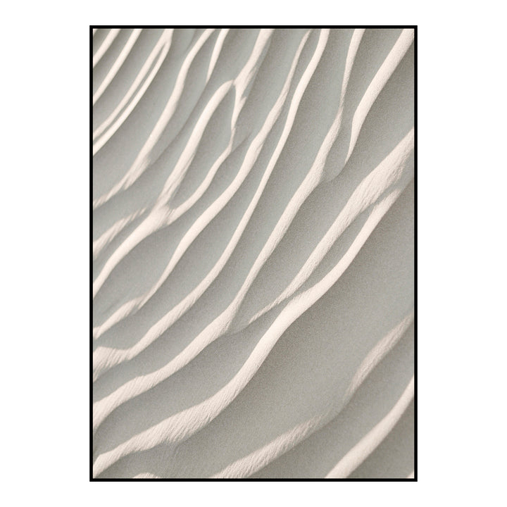 Poster Board Sand i beige med bølgende sandmønster