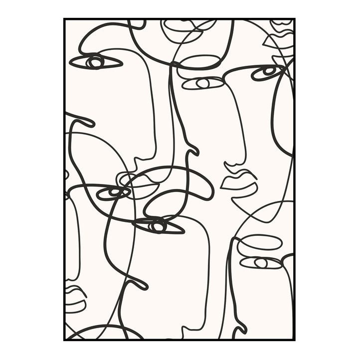 Poster Board Abstract Lines 4, 50x70cm