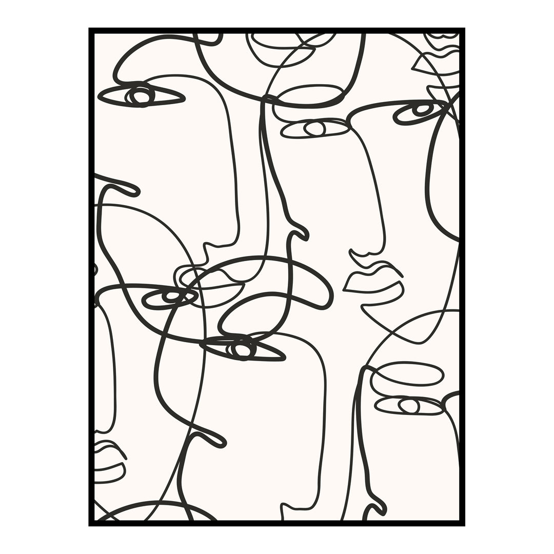 Poster Board Abstract Lines 4, 30x40cm