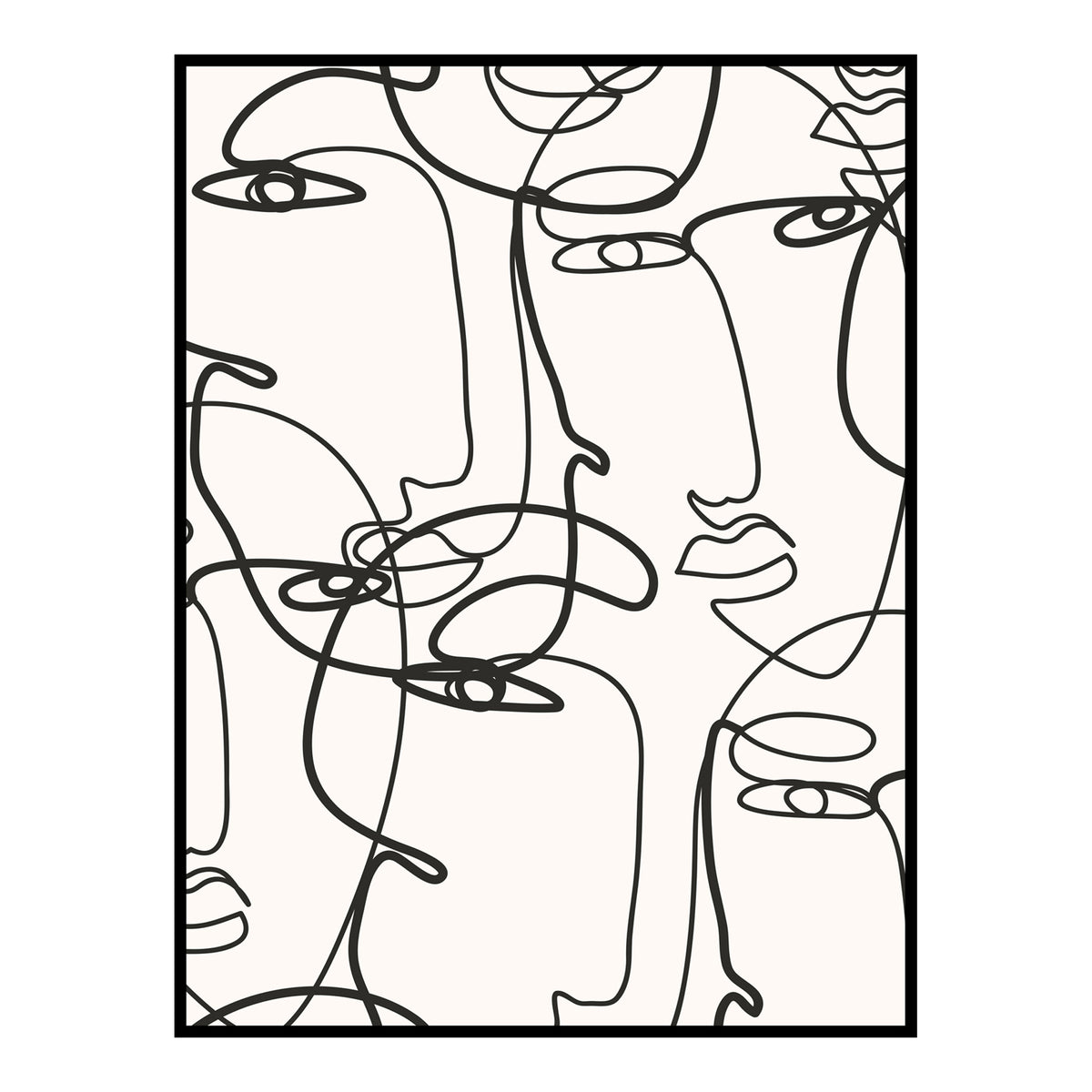 Poster Board Abstract Lines 4, 30x40cm