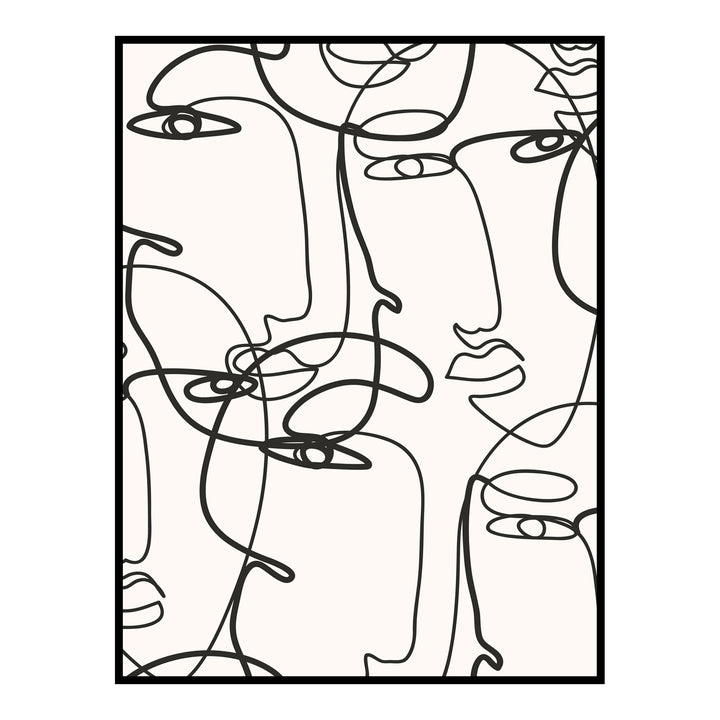 Poster Board Abstract Lines 4, 30x40cm