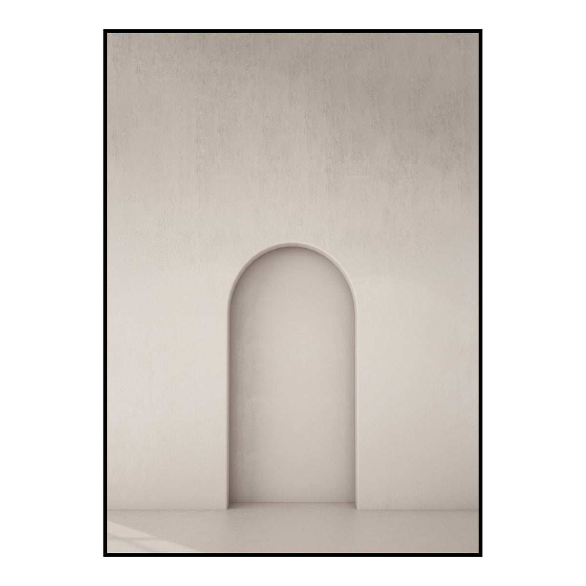 Poster Board Arch 2 i beige med buet portalmotiv