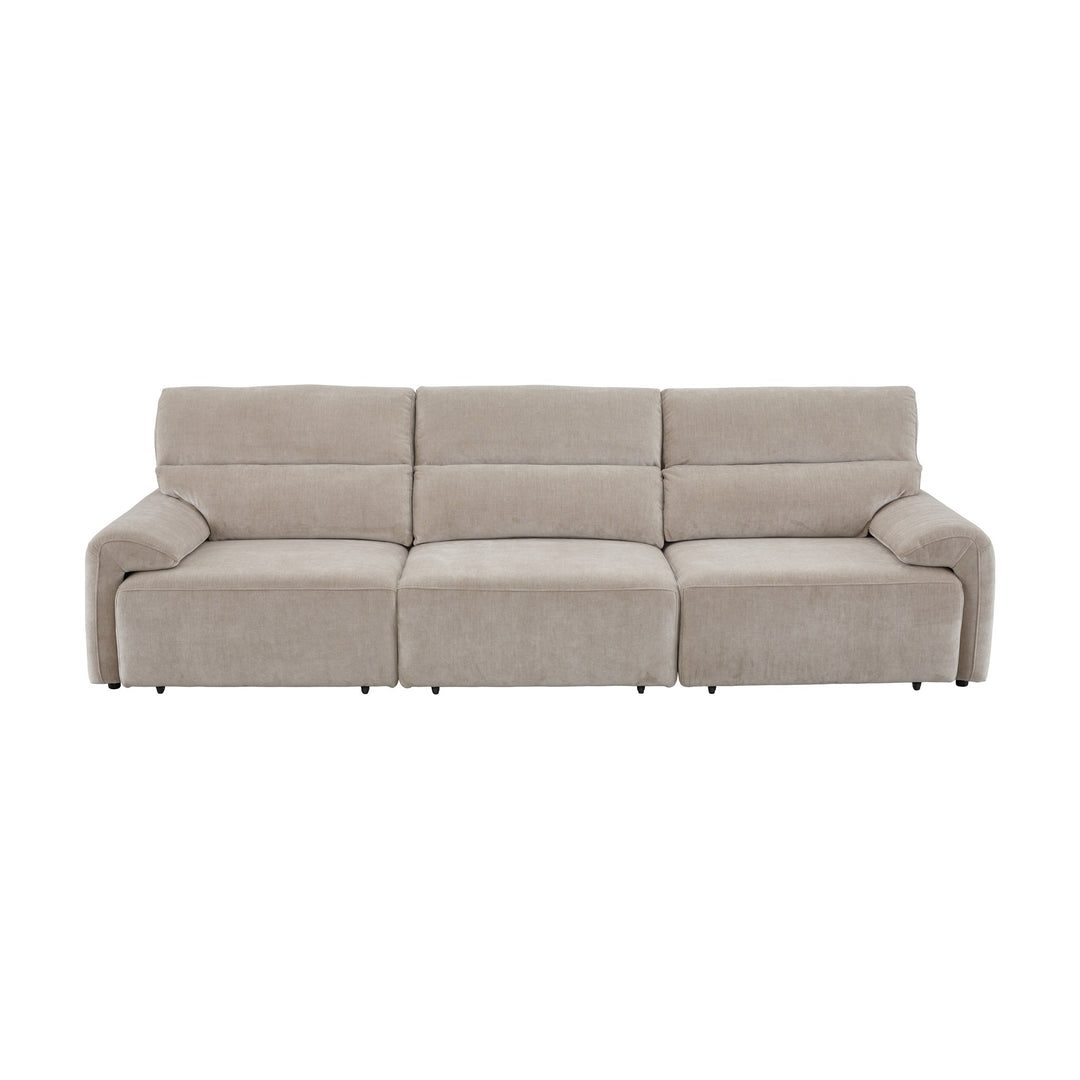 Savona 3-seter sofa i montmartre tan med høy rygg