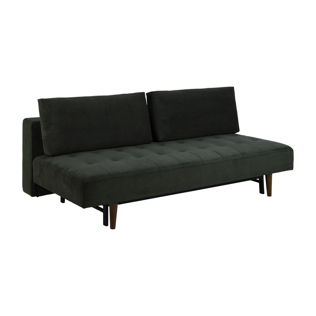 Blain sovesofa i beige bouclé med koniske treben