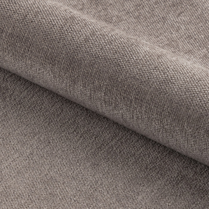Bangkok sofa i gråbrun chenille, nærbilde av det vevde stoffet
