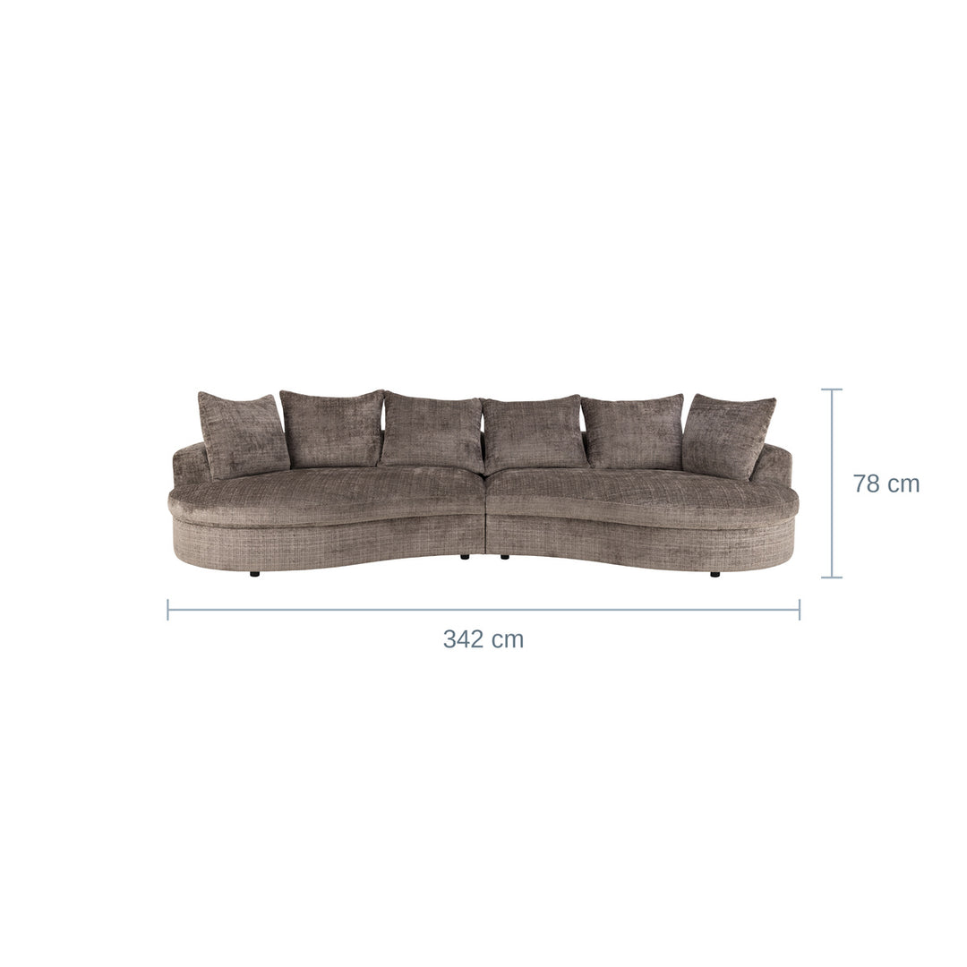 Cordova Sofa, Juto Dusty Brown — MR157023185198